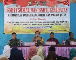 Jalankan Program NCS, Polres Nganjuk Gelar Bakti Sosial dan Pengobatan Gratis untuk Warga Nglaban