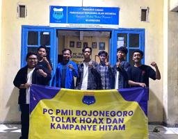Tegas! PMII Bojonegoro Tolak Aksi Kampanye Hitam Pemilu