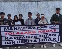 Aliansi Mahasiswa Ponorogo Kompak Tolak Berita Hoax