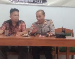 Polsek Jatikalen Lakukan Sosialisasi Cyber Pungli dan Imbauan