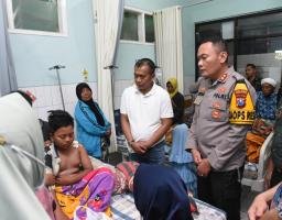 Kapolres Bondowoso Bersama Forkopimda Sambangi Korban