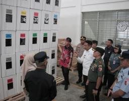 Pastikan Kesiapan Logistik Pemilu 2024, Forkopimda Kota