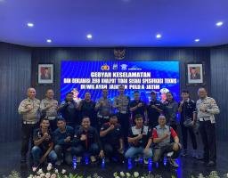 Ditlantas Polda Jatim bersama Komunitas Otomotif Deklarasikan Zero Knalpot Tidak Sesuai Spektek 