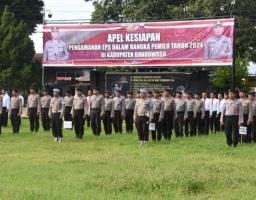 Polres Bondowoso Siapkan Personel Pengamanan di 2.432 TPS pada Pemilu 2024