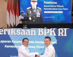 Sambut Auditor BPK, Kemenkumham Jatim Tekankan Akuntabilitas Kinerja
