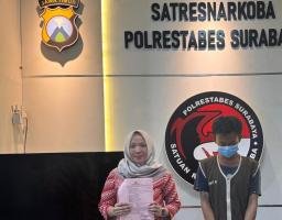 Polrestabes Surabaya Kembali Berhasil Amankan Tersangka Pengedar Narkoba