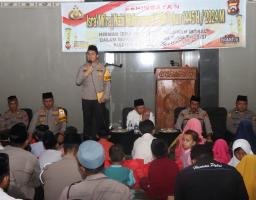 Polres Nganjuk Gelar Peringatan Isra’ Mi’raj 1445H/2024: Memperkuat Moral dan Solidaritas Sosial dalam Persiapan Pemilu Damai