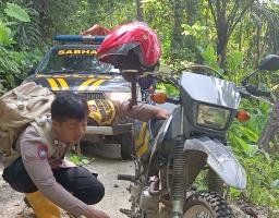 Perjuangan Polisi Di Banyuwangi Kawal Logistik Pemilu Seberangi Tiga Sungai Besar Tanpa Jembatan