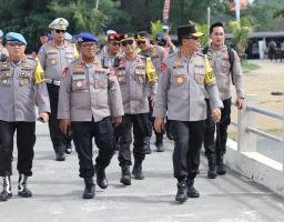 Kapolda Bali Cek Situasi Gudang PPK Nusa Penida