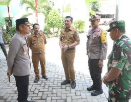 Kapolres Nganjuk Pastikan Logistik Pemilu 2024 Aman Jelang Penghitungan Tingkat PPK