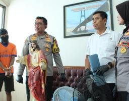 Polres Bangkalan Berhasil Ungkap Kasus Pencuarian di Gereja, Satu Tersangka Diamankan