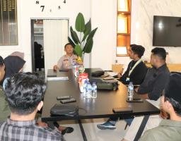 Cooling System, Kapolres Ponorogo Silaturahmi dengan PC PMII Pasca Pungut Suara Pemilu 2024