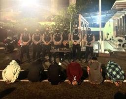 Patroli Raimas Polres Pelabuhan TanjungPerak Berhasil Gagalkan Tawuran Dua Kelompok Genk 