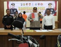 Polres Pamekasan Berhasil Amankan Pasutri Tersangka Curanmor dan Sita 15 Unit Motor