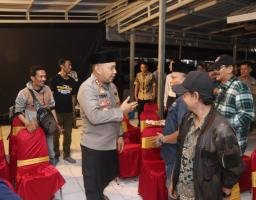 Wujudkan Kamtibmas Pasca Pemilu 2024, Kapolres Pasuruan Gelar Cangkrukan Bersama Awak Media