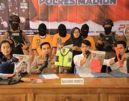 Polres Madiun Berhasil Ungkap Kasus Perampokan Truk Rokok, Tiga Tersangka Diamankan