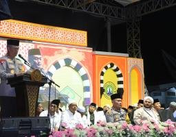 Kapolda Hadiri Undangan Haul di Ponpes Nurut Taqwa Cermee