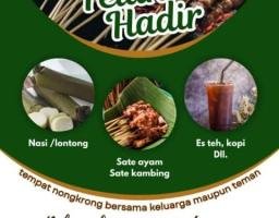 Telah Hadir Sate @ws.cakpon Pinggir Jalan, Cocok Untuk Nongkrong Santai Bersama Teman-teman atau Keluarga