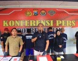Polres Tuban Amankan Oknum Scurity PT. Pertamina Diduga Curi Pipa di Tempat Kerjanya