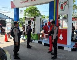 Polres Nganjuk Gencarkan Patroli di SPBU, Antisipasi Kelangkaan dan Praktik Kecurangan dalam pelayanan BBM 
