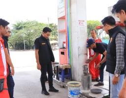 Antisipasi Kelangkaan BBM dan Elpiji Jelang Lebaran, Tipidter Polres Tuban Cek SPBU dan SPPBE
