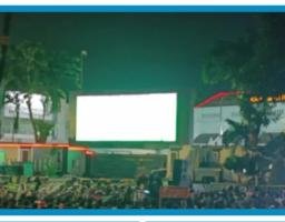 Di Halaman Polrestabes Surabaya, Ribuan Bonek Tumpah Ruah Nobar Derbi Jatim Persebaya Lawan Arema