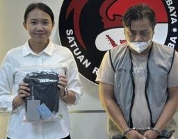 Satresnarkoba Polrestabes Surabaya berhasil Bekuk Pengedar Narkoba Jenis Sabu