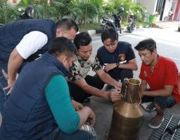 Cegah Kecurangan Penjualan BBM, Polres Lamongan Sidak SPBU Jelang Mudik Lebaran