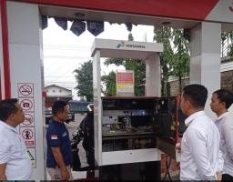 Tim Gabungan Polres Mojokerto Sidak SPBU Antisipasi Kecurangan Pengisian BBM