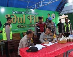 Pastikan Mudik Aman dan Nyaman Kapolres Pamekasan Pantau Jalur Blackspot Jalan Raya Ambat