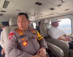 Pastikan Keamanan Arus Balik Lebaran, Kapolri Patroli Udara Jalur Tol 