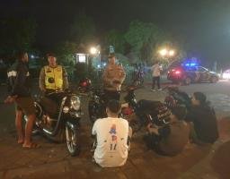 Cegah Aksi Kejahatan Polres Badung Intensifkan Blue Light Patrol