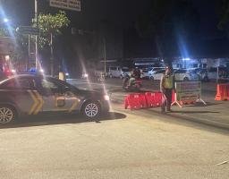 Sat Samapta Tingkatkan Blue Light Patrol Di Pintu Masuk Kabupaten Badung