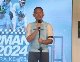 Sambut Hari Bhayangkara ke - 78 Polda Jatim Gelar Balap Sepeda Tour de Panderman