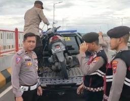 Polres Bangkalan Temukan Pemilik Sepeda Motor Tak Bertuan yang Viral di Jembatan Suramadu KM 4