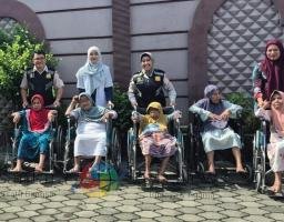 Peduli Lansia, Polresta Malang Kota Gelar Bakkes di Panti Al Islah