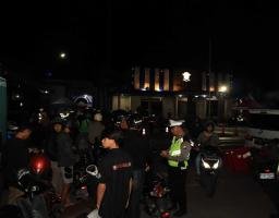 Polres Kediri Kota Amankan Tujuh Motor Tidak Sesuai Spektek Diduga Untuk Balap Liar