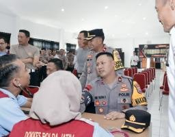 Jaga Kesehatan dan Ketahanan Tubuh, Polres Magetan Gelar Vaksinasi Untuk Anggota