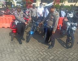 Respon Cepat Aduan Masyarakat Polres Situbondo Amankan 42 Motor Hendak Balapan Liar