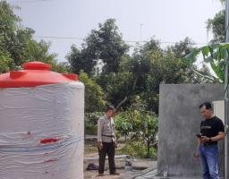 Antisipasi Krisis Air di Musim Kemarau Polres Ponorogo Bantu Warga Bangun Sumur Dalam