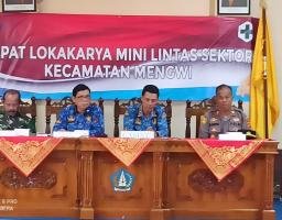 Waka Polsek Mengwi Hadiri Lokakarya Mini Lintas Sektoral Triwulan Kedua tahun 2024
