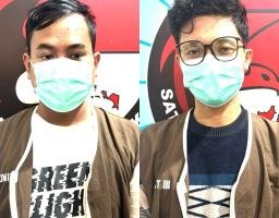 Polrestabes Surabaya Amankan 2 Orang Diduga Pengedar Narkoba Puluhan Paket Sabu