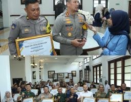 Polresta Malang Kota Raih Penghargaan Satuan Kerja Terbaik Atas Pelaksanaan Anggaran