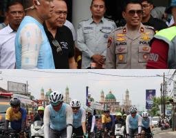 Tempuh 113 Km, Kapolda Jatim Pastikan Kesiapan Pengamanan Rute Tour de Panderman 2024 Dengan Bersepeda