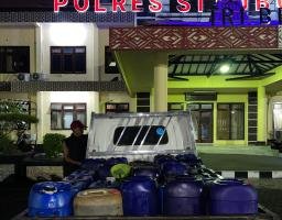 Polres Situbondo Gagalkan Penyelundupan 1190 Liter BBM Solar Subsidi