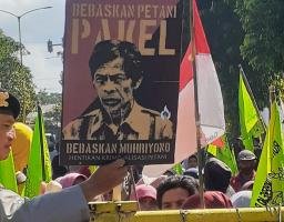 Polresta Banyuwangi Jangan Menjadi Boneka PT. Bumi Sari, Bebaskan "Muhriyono" Petani Pakel