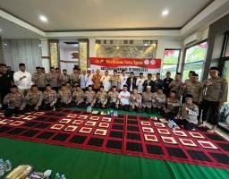 Polres Nganjuk Gelar Do’a Bersama Lintas Agama Sambut Hari Bhayangkara ke-78 tahun 2024