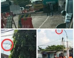 Diduga Kontraktor Pembangunan Jembatan Duduk Sampeyan Gresik Melakukan Pencurian Listrik Milik PLN Gresik, Ketum AMI Minta Pihak PLN Gresik Menempuh Proses Huku