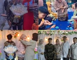 "Happy engagement! Congrats to you both!" Achmad Safaat & Nabila Febryana Nurhasan.
