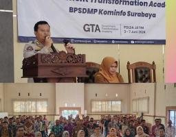 Tingkatkan Kemampuan Bidhumas Polda Jatim Gelar Pelatihan Goverment Transformation Academy